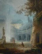 Hubert Robert Robert The Fountain Kimbell oil on canvas